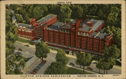 Aerila view Clifton Springs Sanitarium--Clifton Springs, N>Y> New York Postcard Postcard