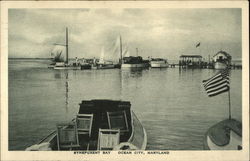 Synepuxent Bay Ocean City, MD Postcard Postcard