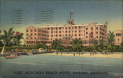 Fort Montagu Beach Hotel Nassau, Bahamas Caribbean Islands Postcard Postcard