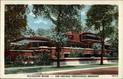 Woodlawn House - The Chicago Theological Seminary Illinois Postcard Postcard