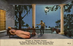 Diorama of "Beautiful Dreamer" White Springs, FL Postcard Postcard