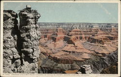 Eroded column near Yavapai (O'Neill's) Point Postcard