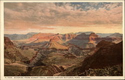 Sunrise from Hermit Trail Grand Canyon National Park, AZ Postcard Postcard