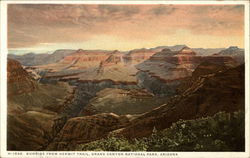 Sunrise from Hermit Trail Grand Canyon National Park, AZ Postcard Postcard