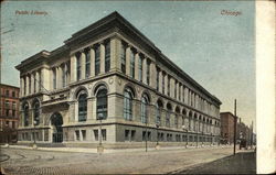 Public Library Postcard