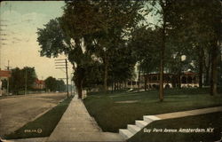 Guy Park Avenue Amsterdam, NY Postcard Postcard