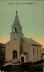 Methodist Church, Center Moreland Moorland, IA Postcard Postcard