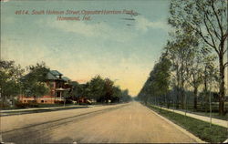 South Hohman Street, Opposite Harrison Park Postcard