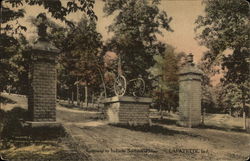 Gateway to Indiana Soldier's Home Lafayette, IN Postcard Postcard