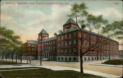 Manual Training High School Postcard