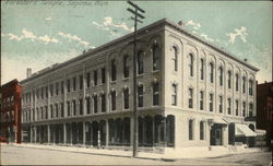 Foresters' Temple Saginaw, MI Postcard Postcard