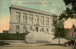 Summit County Court House Akron, OH Postcard Postcard