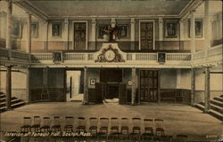 Interior of Faneuil Hall Boston, MA Postcard Postcard