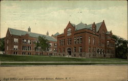 High School and Central Grammar School Auburn, NY Postcard Postcard