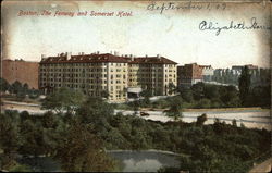 The Fenway and Somerset Hotel Postcard