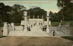 Broadway Approach to R.P. Institute Buildings Postcard