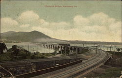 Rockville Bridge Harrisburg, PA Postcard Postcard