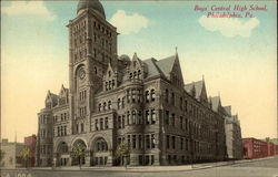 Boys' Central High School Postcard