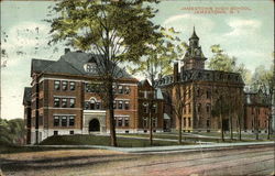 Jamestown High School New York Postcard Postcard