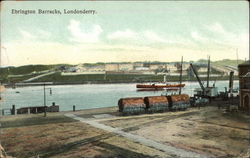 Ebrington Barracks Londonderry, England Postcard Postcard