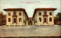 Maryland apartments, The Hogan Co Pasadena, CA Postcard Postcard