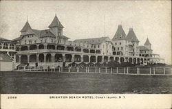 Brighton Beach Hotel Coney Island, NY Postcard Postcard