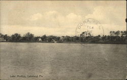 Lakeside View - Lake Morton Lakeland, FL Postcard Postcard