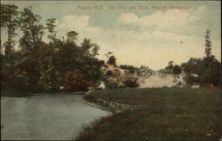 The Flats and Bank, Bennett Homestead Angola, NY Postcard Postcard