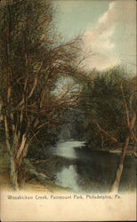 Wissahickon Creek, Fairmount Park Philadelphia, PA Postcard Postcard