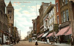 Broad Street Trenton, NJ Postcard Postcard