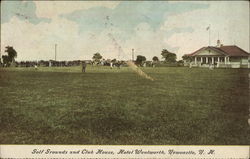 Golf Grounds and Club House, Hotel Wentworth Postcard