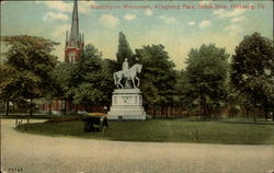 Washington Monument, Allegheny Park, North Side Pittsburgh, PA Postcard Postcard