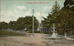 Parsonage Street Newville, PA Postcard Postcard