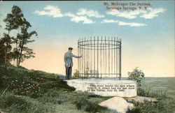 Mt. McGregor-The Outlook Saratoga Springs, NY Postcard Postcard