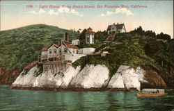 Light House at Yerba Buena Island Postcard