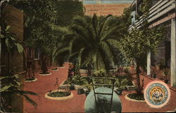 Old Creole Courtyard, French Quarter New Orleans, LA Postcard Postcard