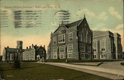 Emma Willard Seminary Buildings Postcard