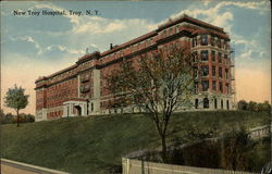 New Troy Hospital New York Postcard Postcard