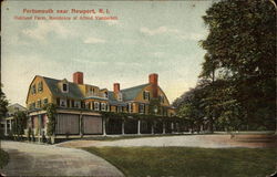 Oakland Farm, Residence of Alfred Vanderbilt Postcard