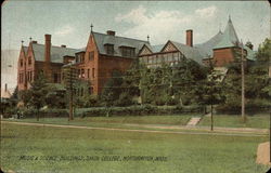 Music & Sience Buildings, Smith College Northampton, MA Postcard Postcard