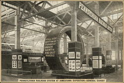 Pennsylvania Railroad System at Jamestown Exposition - General Exhibit Virginia 1907 Jamestown Exposition Postcard Postcard