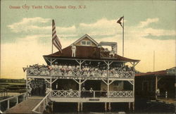 Ocean City Yacht Club New Jersey Postcard Postcard