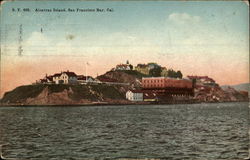 Alcatraz, San Francisco Bay California Postcard Postcard