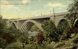 Washington Bridge New York City, NY Postcard Postcard