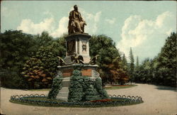 Lincoln Monument, Fairmount Park Philadelphia, PA Postcard Postcard