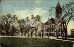 View from the Steps of the State Capitol Albany, NY Postcard Postcard