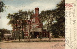 Mrs. Potter Palmer's Residence, Lake Shore Drive Postcard