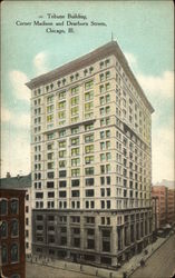 Tribune Building Chicago, IL Postcard Postcard