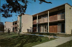 Shriwise Apartments for married students; Southwestern COllege Postcard