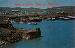 Campbell's Marina on Wilson Lake Postcard